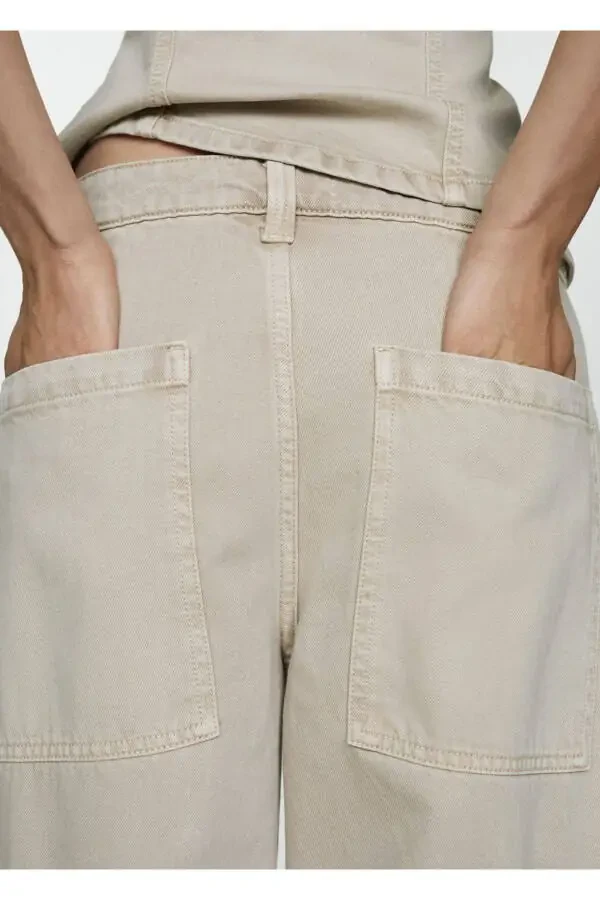 Cargo Jeans with Pockets - 7