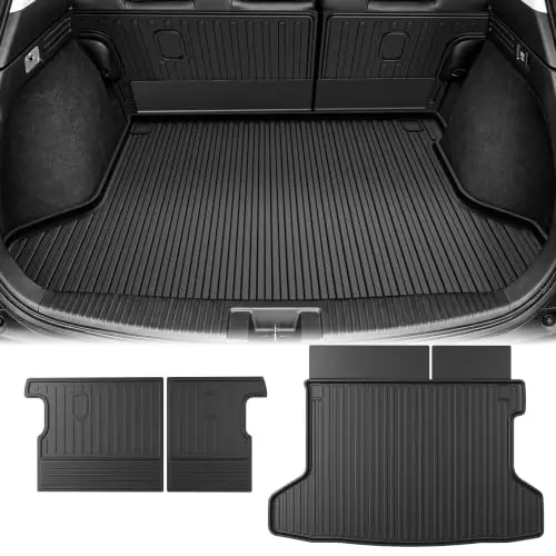 Cargo Liner & Backrest Mat for Honda HR-V 2016-2022 | TTX LIGHTING Cargo Mat with Back Seat Protectors All-Weather TPE HRV Accessories Backrest Mats - 1