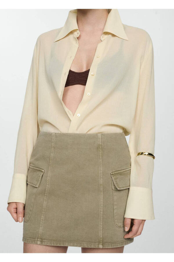 Cargo mini skirt - 1