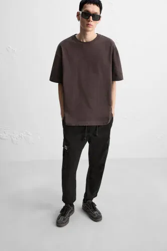CARGO PANTS-Black - 5
