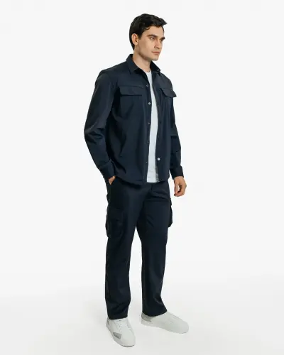 Cargo Pants - DARK BLUE - 4