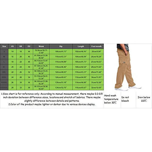 Cargo Pants for Men, Mens Active Athletic Workout Jogger Sweatpants for Men with Pocket and Drawstring Cargo Pants - 7