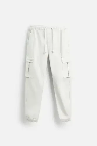 CARGO PANTS-Ice - 6
