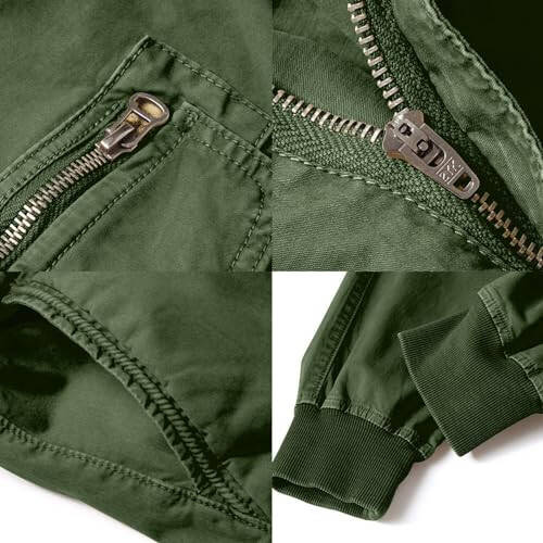 Cargo Pants Men Joggers Joggers with Zipper Pockets Camo Long Johns for Men Green Khaki Pants Mens Black Workout - 5