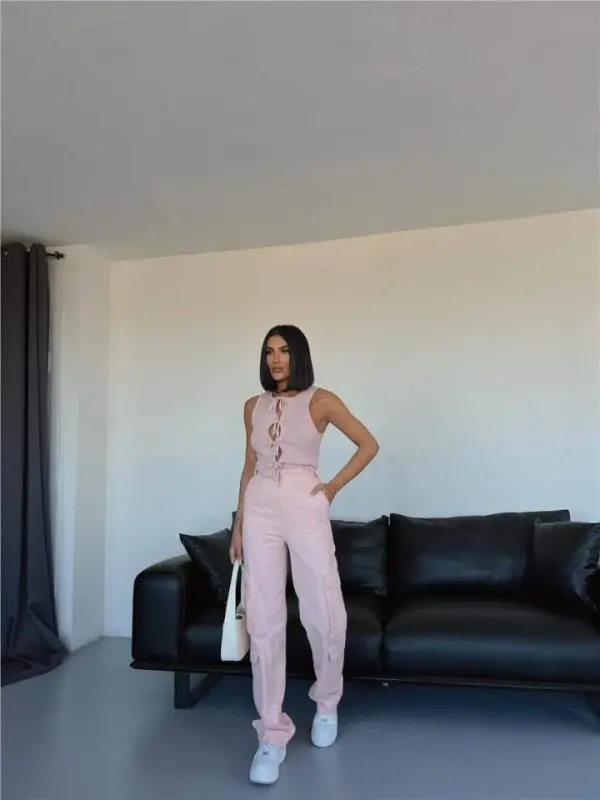 CARGO PANTS - Salmon - BÜYÜKBEDENIZ