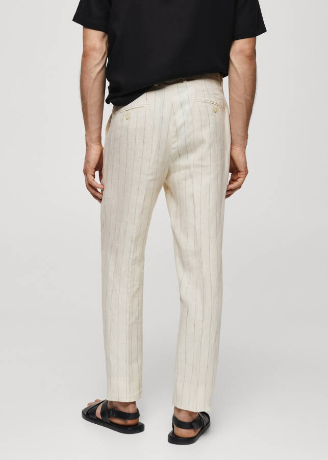 Cargo pants with linen blend - 13