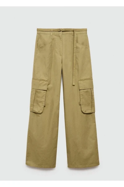 Cargo Pants with Pockets - 3