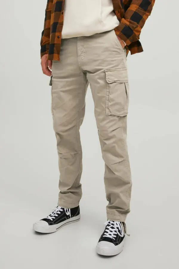 Cargo pants with side pockets - 1