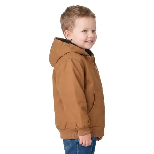 Carhartt Baby Boys Hooded Jacket | Insulated Warmth | Durable Construction | Quilted Polyester Brushed Tricot-Lined Main Body | Everyday Wear - 3