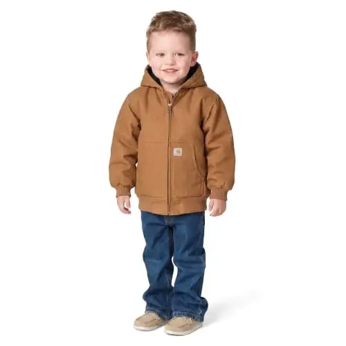 Carhartt Baby Boys Hooded Jacket | Insulated Warmth | Durable Construction | Quilted Polyester Brushed Tricot-Lined Main Body | Everyday Wear - 5