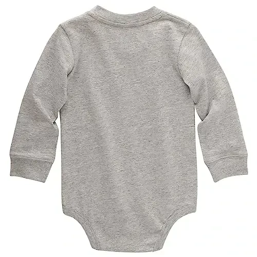 Carhartt Kid's CA5002 Long-Sleeve Pocket Bodysuit - CARHARTT (1)