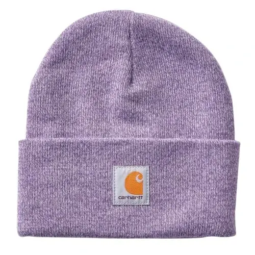 Carhartt Unisex-Child Knit Beanie Cuff Hat Toddler | Acrylic Rib Knit | One Size (Infant) - Fits Heads Best 18.75-20 | Outdoor Fun 