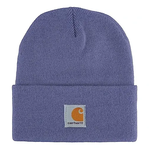 Carhartt Unisex-Child Knit Beanie Cuff Hat Toddler | Acrylic Rib Knit | One Size (Infant) - Fits Heads Best 18.75-20 | Outdoor Fun 