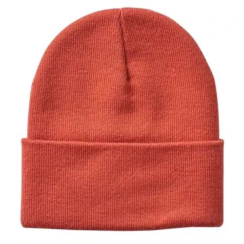 Carhartt Unisex-Infant Knit Beanie Cuff Hat | Acrylic Rib Knit | One Size (Infant) - Fits Heads Best 18.75-20 | Outdoor Fun - CARHARTT