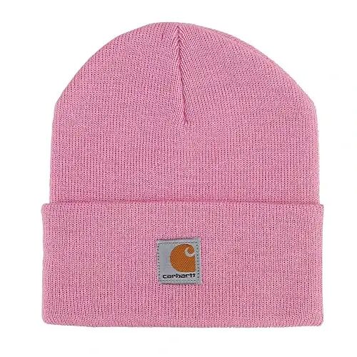 Carhartt Unisex-Infant Knit Beanie Cuff Hat | Acrylic Rib Knit | One Size (Infant) - Fits Heads Best 18.75-20 | Outdoor Fun - CARHARTT