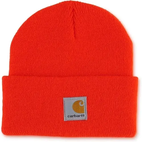 Carhartt Unisex-Infant Knit Beanie Cuff Hat | Acrylic Rib Knit | One Size (Infant) - Fits Heads Best 18.75-20 | Outdoor Fun - 1