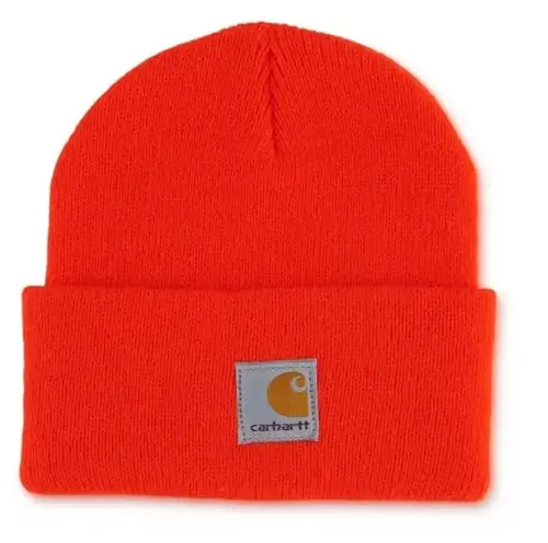 Carhartt Unisex-Infant Knit Beanie Cuff Hat | Acrylic Rib Knit | One Size (Infant) - Fits Heads Best 18.75-20 | Outdoor Fun - CARHARTT (1)