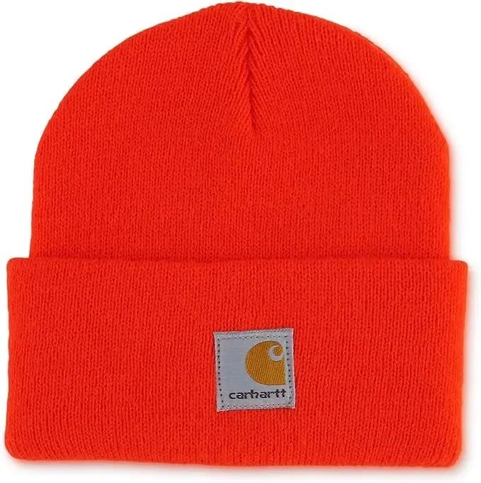 Carhartt Unisex-Infant Knit Beanie Cuff Hat | Acrylic Rib Knit | One Size (Infant) - Fits Heads Best 18.75-20 | Outdoor Fun - CARHARTT