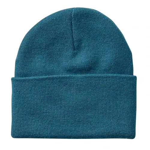Carhartt Unisex-Infant Knit Beanie Cuff Hat | Acrylic Rib Knit | One Size (Infant) - Fits Heads Best 18.75-20 | Outdoor Fun - 1