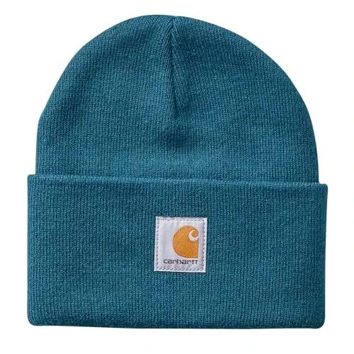 Carhartt Unisex-Infant Knit Beanie Cuff Hat | Acrylic Rib Knit | One Size (Infant) - Fits Heads Best 18.75-20 | Outdoor Fun - CARHARTT (1)