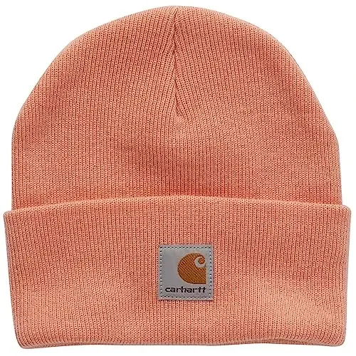 Carhartt Unisex-Infant Knit Beanie Cuff Hat | Acrylic Rib Knit | One Size (Infant) - Fits Heads Best 18.75-20 | Outdoor Fun - 1
