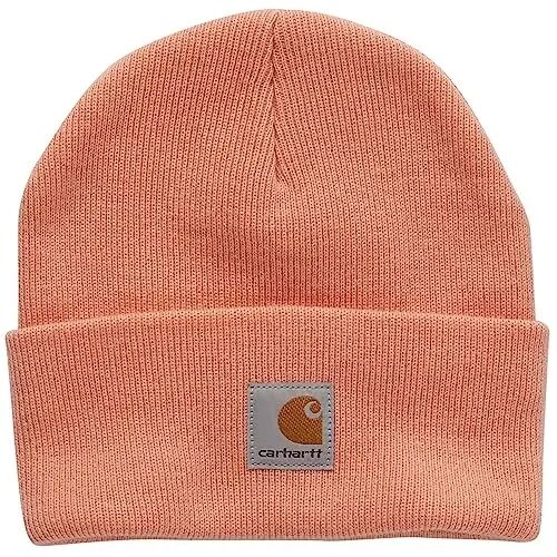 Carhartt Unisex-Infant Knit Beanie Cuff Hat | Acrylic Rib Knit | One Size (Infant) - Fits Heads Best 18.75-20 | Outdoor Fun - Carhartt