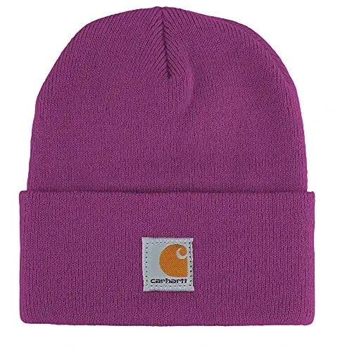 Carhartt Unisex-Infant Knit Beanie Cuff Hat | Acrylic Rib Knit | One Size (Infant) - Fits Heads Best 18.75-20 | Outdoor Fun - Carhartt