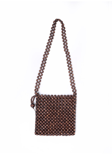 CARIA Women's Handmade Beaded Shoulder Bag - 4