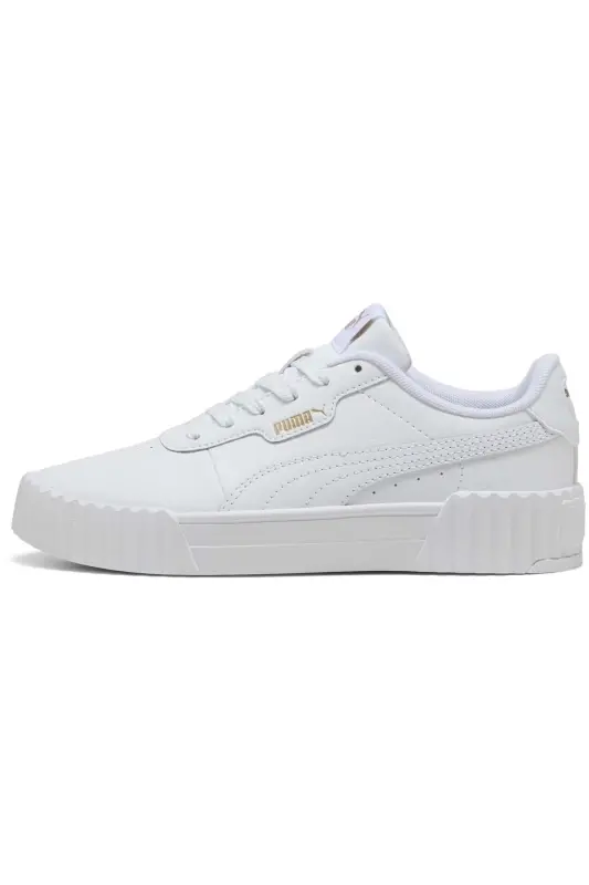 Carina 3.0 Jr 401476-01 Sneaker Unisex Spor Ayakkabı BEYAZ - CLKS0C-9 - PUMA