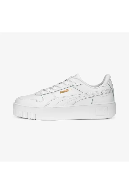 Carina Street Kadın Beyaz Spor Ayakkabı - PUMA White-Frosty Pink-Alpine Snow - 4