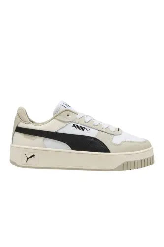 Carina Street Kadın Beyaz Günlük Ayakkabı KADIN LS AYAKKABI 38939041 - PUMA White-PUMA Black-Desert Dust 