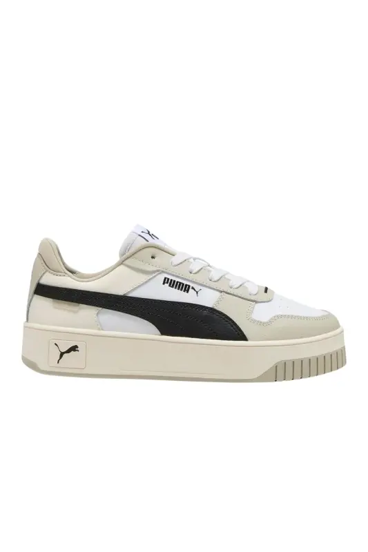 Carina Street Kadın Beyaz Günlük Ayakkabı KADIN LS AYAKKABI 38939041 - PUMA White-PUMA Black-Desert Dust - 1