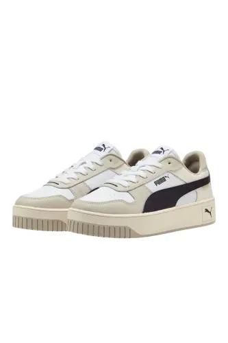 Carina Street Kadın Beyaz Günlük Ayakkabı KADIN LS AYAKKABI 38939041 - PUMA White-PUMA Black-Desert Dust - 3