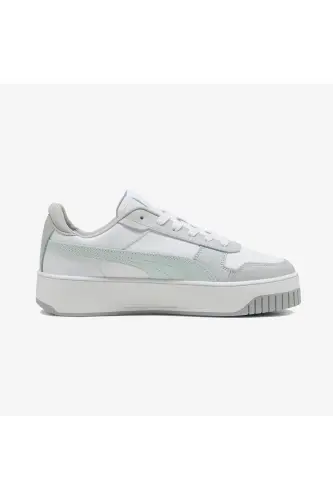 Carina Street Kadın Beyaz Spor Ayakkabı - PUMA White-Peaceful Blue-Cool Light Gray 