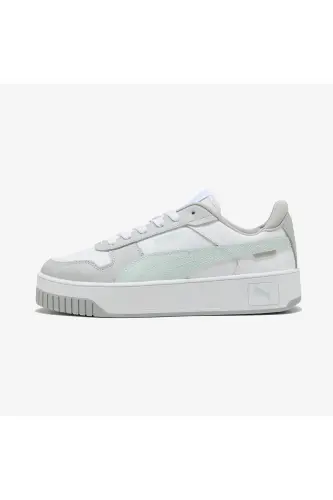 Carina Street Kadın Beyaz Spor Ayakkabı - PUMA White-Peaceful Blue-Cool Light Gray - PUMA (1)