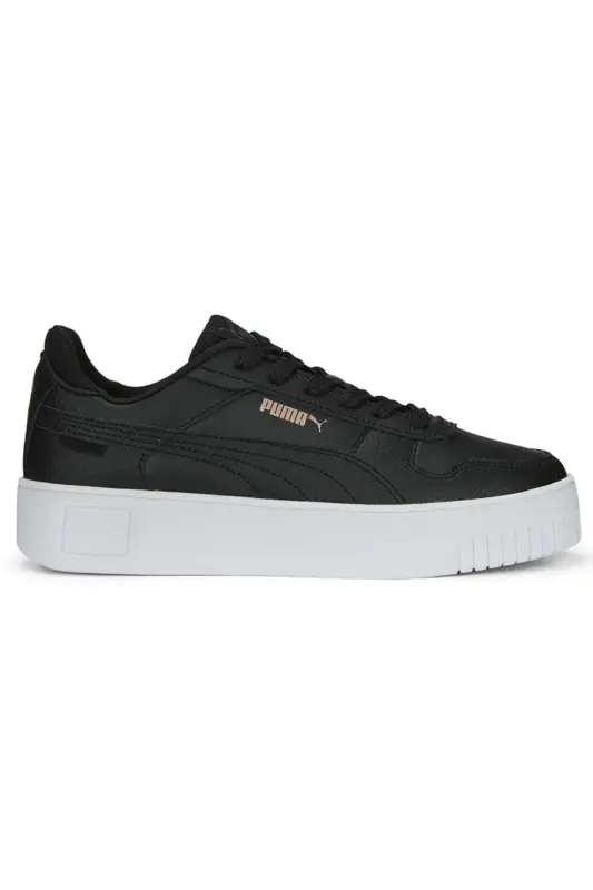 389390 Carina Street Sneaker Unisex Spor Ayakkabı SİYAH-BEYAZ - Siyah - PUMA