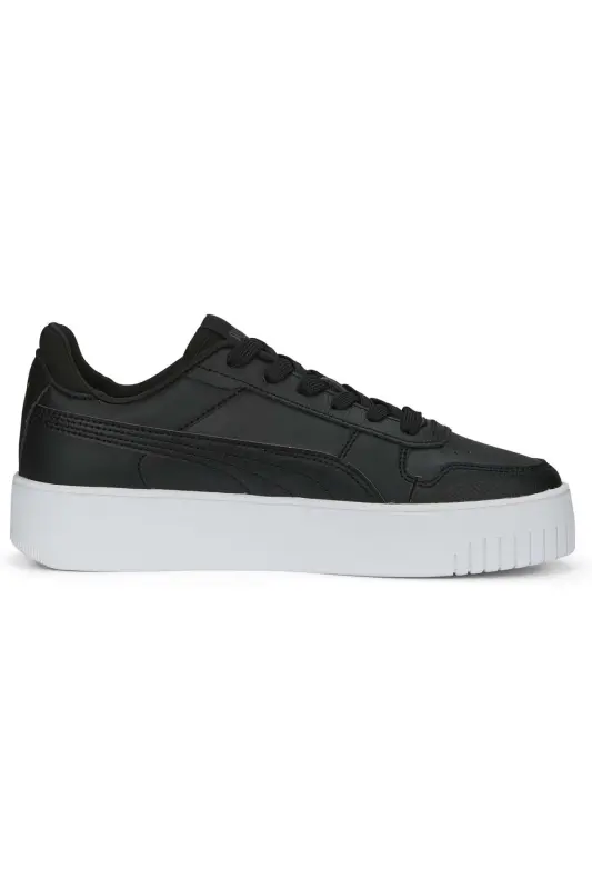 389390 Carina Street Sneaker Unisex Spor Ayakkabı SİYAH-BEYAZ - Siyah - 2