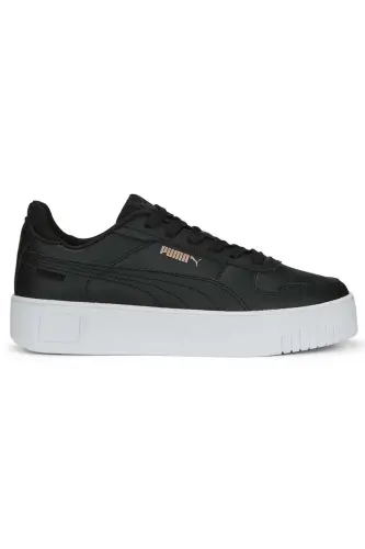 389390 Carina Street Sneaker Unisex Spor Ayakkabı SİYAH-BEYAZ - Siyah 