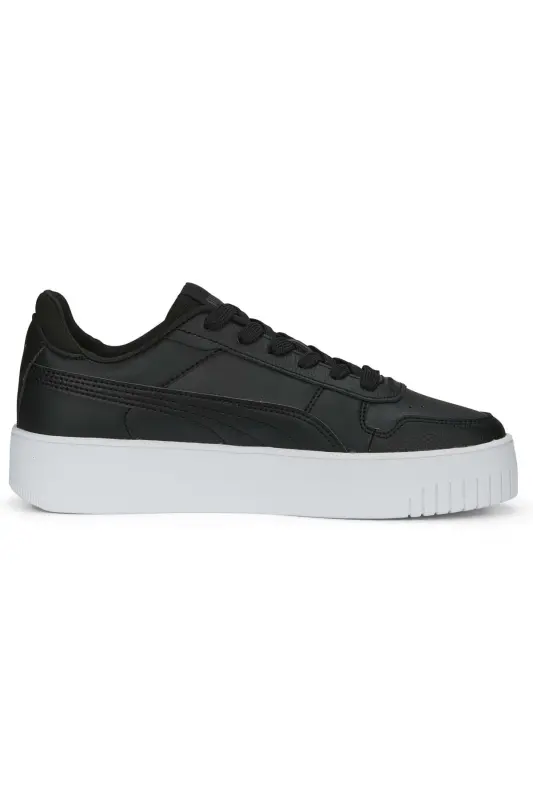 389390 Carina Street Sneaker Unisex Spor Ayakkabı SİYAH-BEYAZ - Siyah - 2