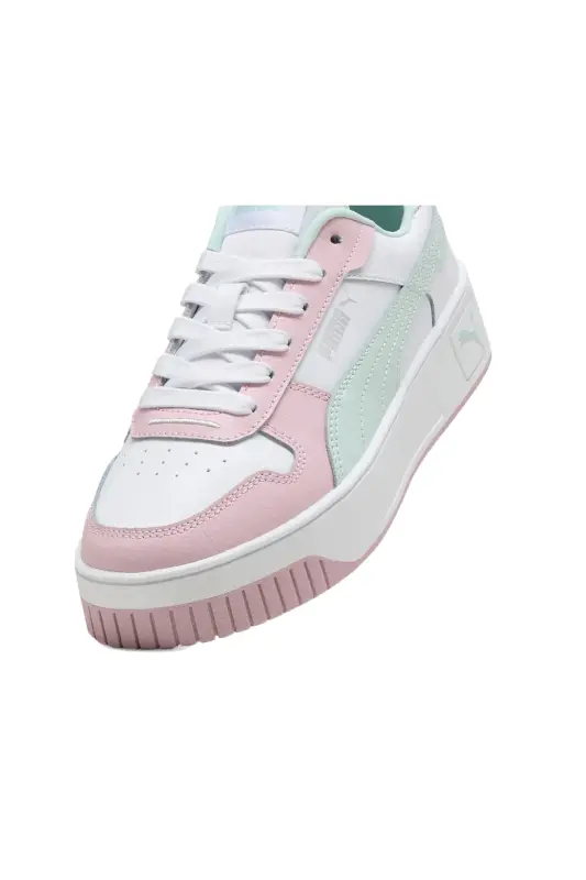Carina Street Kadın Spor Ayakkabı Beyaz-Beyaz/Pembe/Renkli - 5