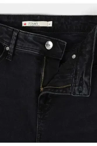 Carla Slim Fit Oddiy Bel To'g'ri Oyoqli Ayollar Shimini - 7