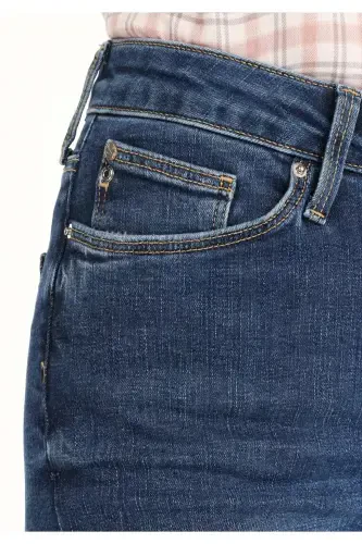 Carla Straight Leg Navy Blue Women's Trousers - 5