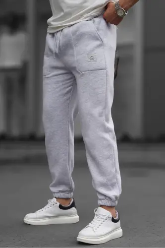 Carmelange Pocket Detailed Men's Basic Sweatpants 6522-Carmelange - MADMEXT (1)