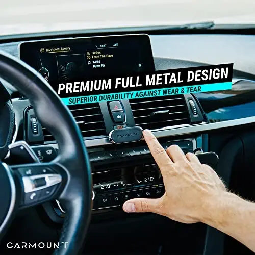 CARMOUNT F1 Dashboard Car Mount | Magnetic Phone Holder for Car, Ultra Strong 8X N52 Magnets, 360° Rotation, Universal Dash Mount for All Cell Phones | Car Mount Magnet | Magnet Phone Holder for Car - CARMOUNT (1)