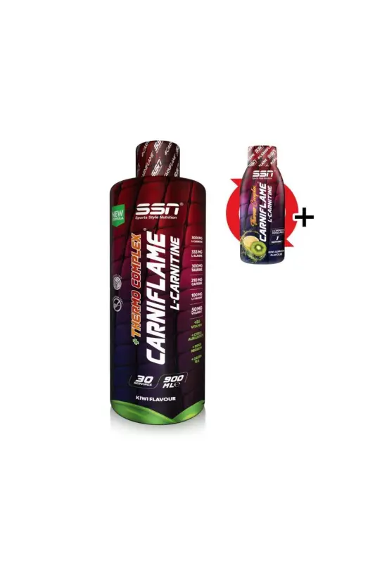 Carniflame 3000 мг 900 мл (Киви) L-карнитин - SSN SPORTS STYLE NUTRITION