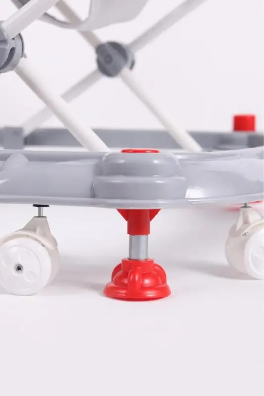 Carolin Oyuncaklı 3 Kademeli Örümcek Bebek Yürüteci Gri-Gri - 2