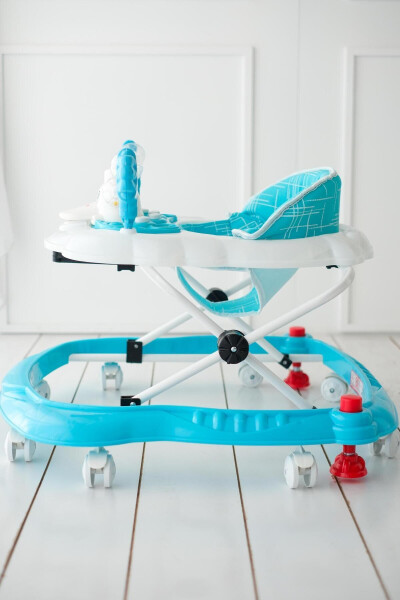 Carolin Toy Music and 3-Step Spider Baby Walker Turquoise - 18