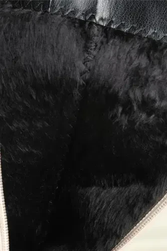 Carolina Bej Rangli Fermuarli, Ince Sun'iy Mo'ynali Qisqa To'piqli Ayollar Etigi-Bej - 6