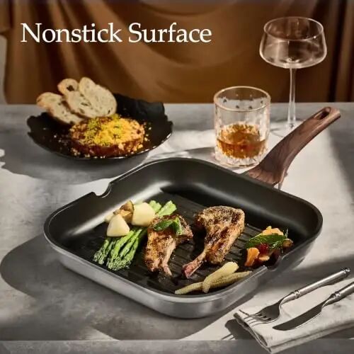 CAROTE 26pcs Pots and Pan Set Nonstick, Cookware Sets | Durable, Easy to Clean, Even Heating, Kitchen Cooking Set, Induction Compatible, with Wok - 3