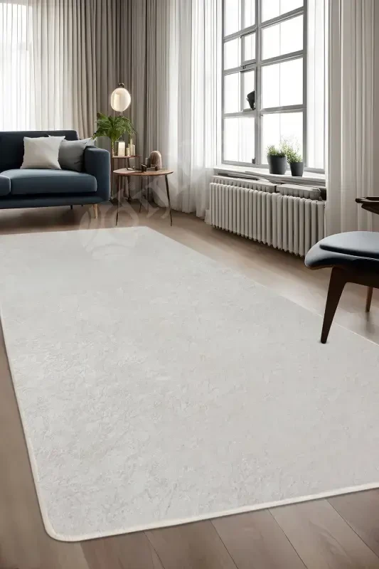 Carpet Cream Cool Glazed Washable Non-Slip Cut Thin Runner Rug Living Room Carpet Models-GLAZED - DIJIDEKOR